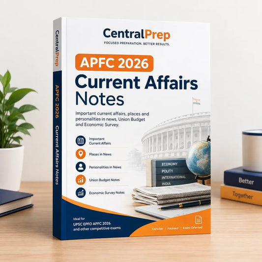 APFC 2026 Current Affairs Notes